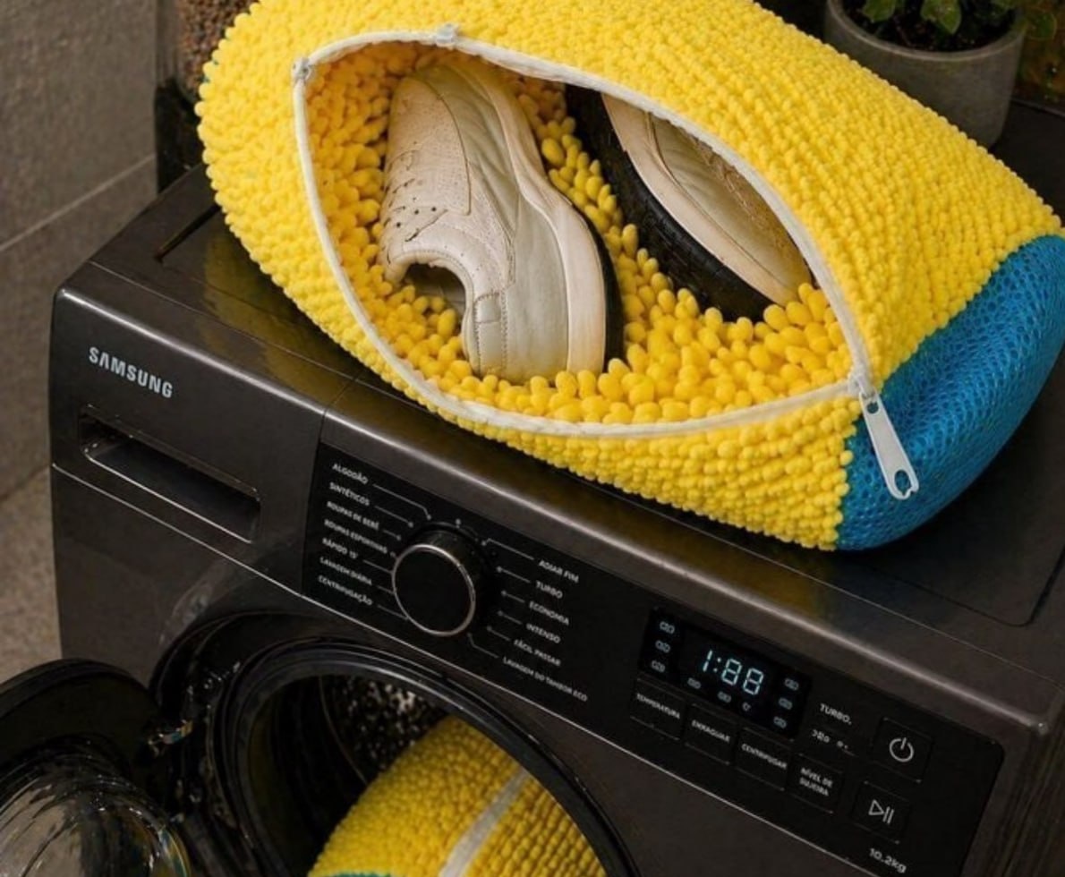 Kit com 2 Sacos Para Lavar Sapatos na Máquina