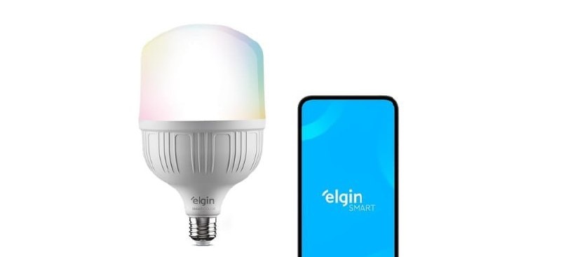 Lâmpada Inteligente Elgin 20W RGB Wi-fi