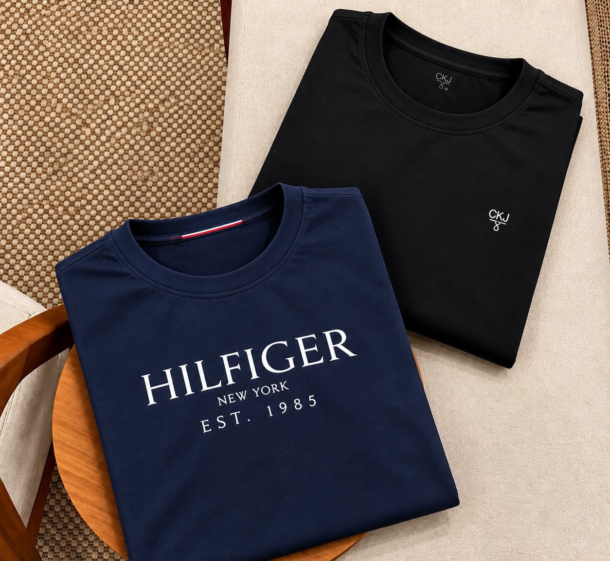 Kit 2 Camisetas Tommy HilfigerCalvin Klein