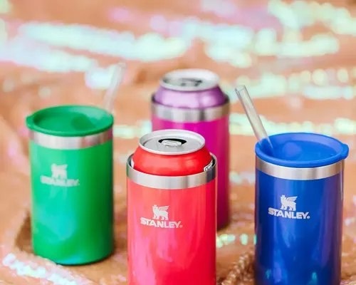Copo Porta-lata Térmico Stanley Can Cooler 296ml Com Canudo