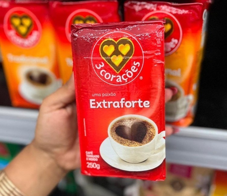 Café 3 Corações a Vácuo Extra Forte 250g