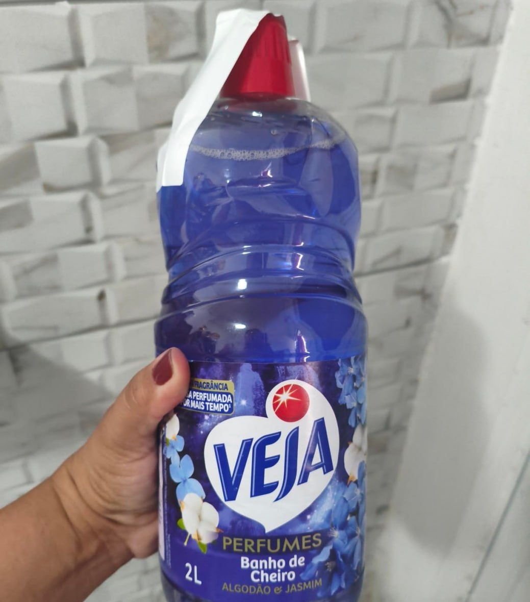 Veja Banho de Cheiro algodão e jasmim 2L