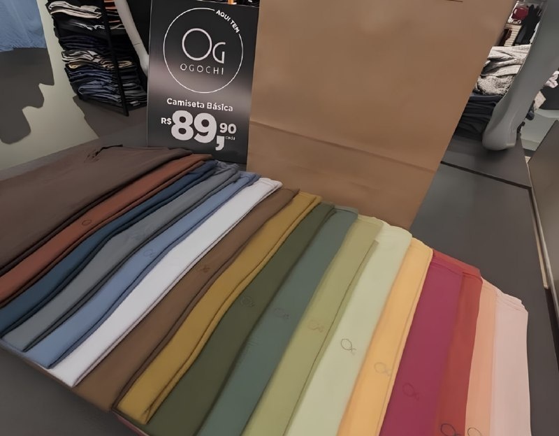 Camiseta Básica Ogochi 13 Cores