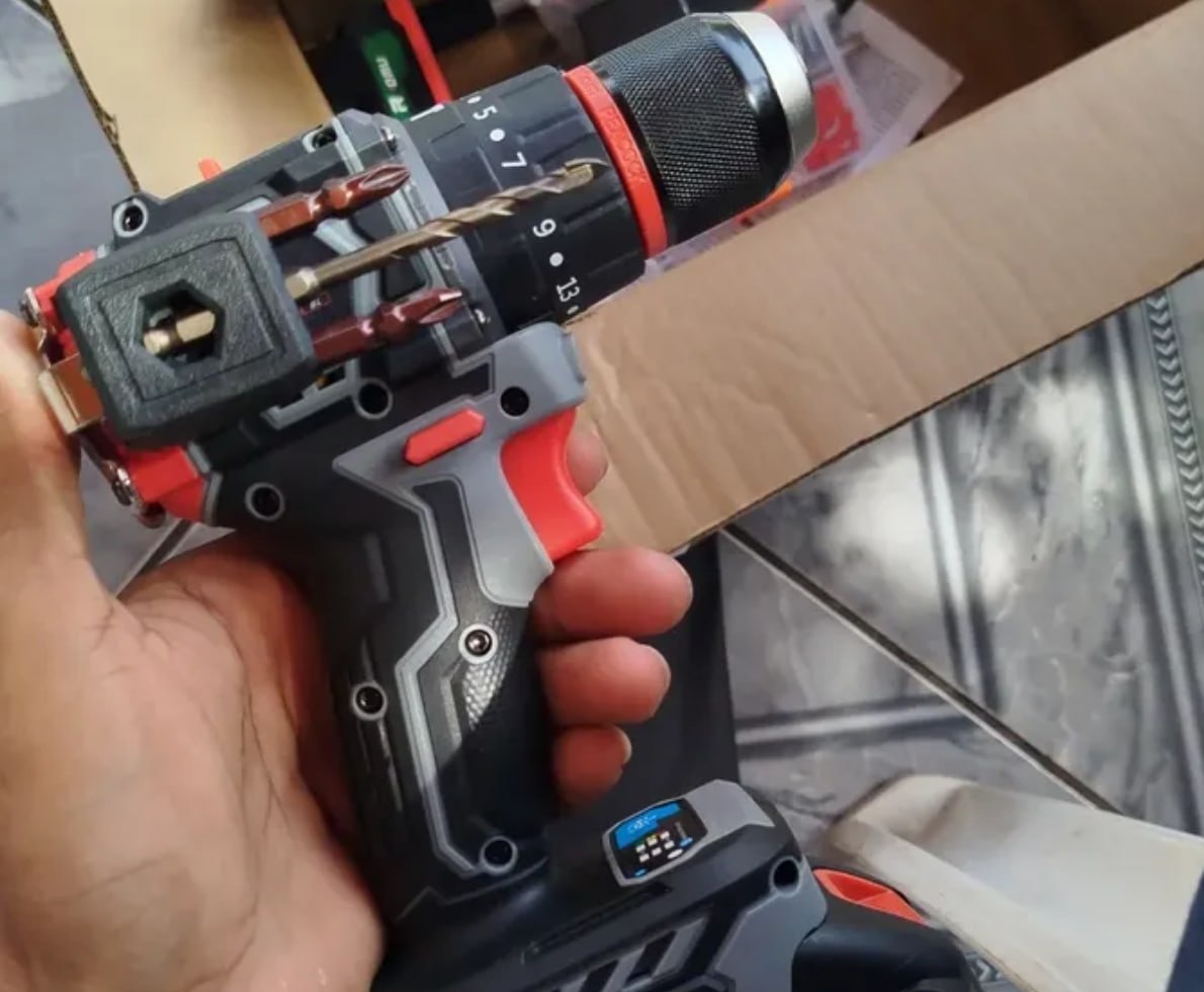 Parafusadeira Furadeira De Impacto Brushless 2 Baterias