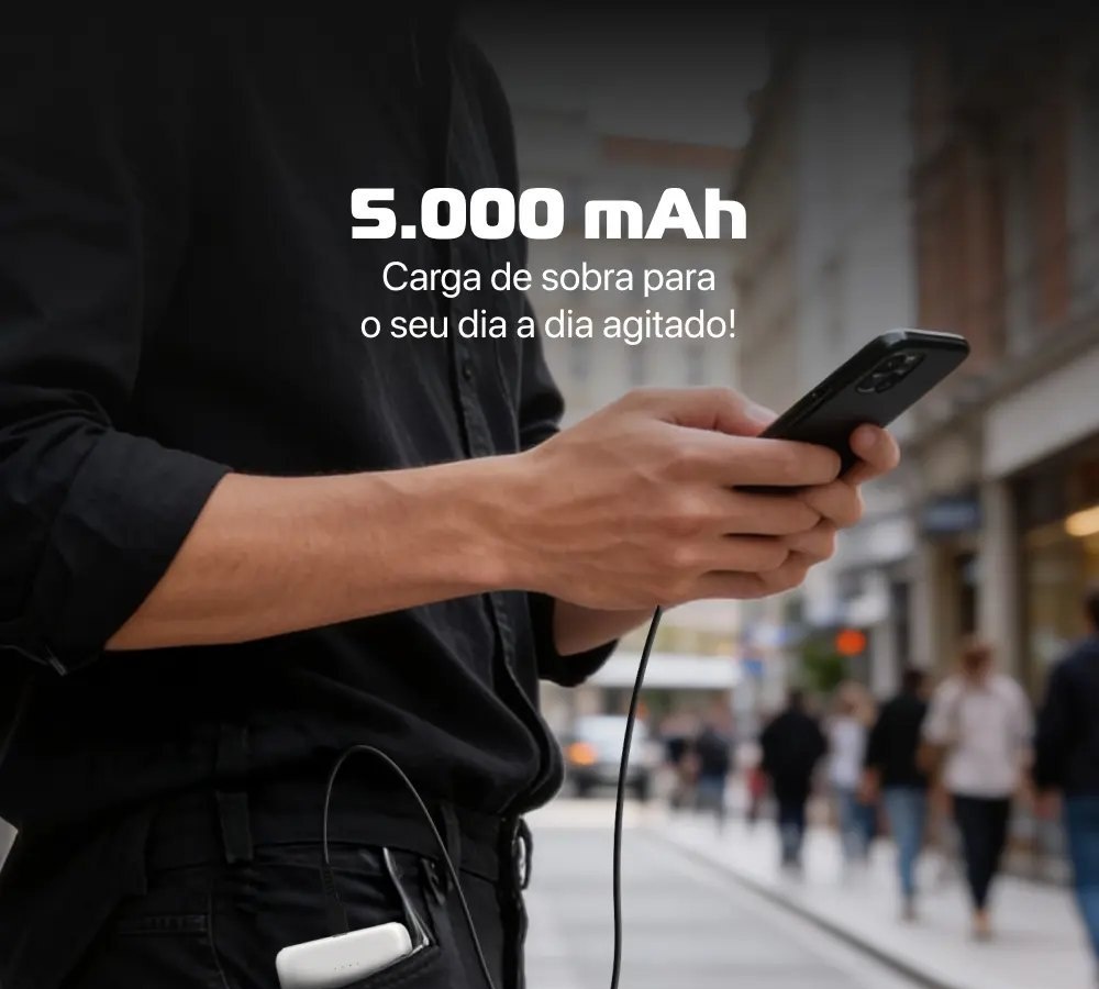 Power Bank Portátil 5000mah Usbc2usb 20w Ultrapower Amet