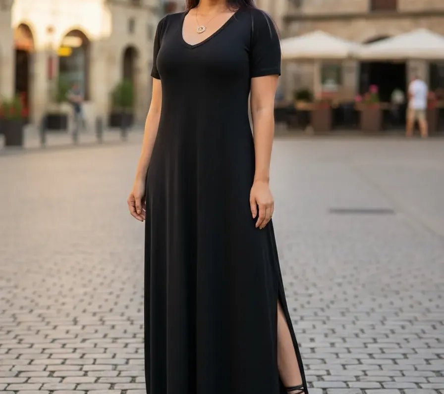 Vestido Gola V