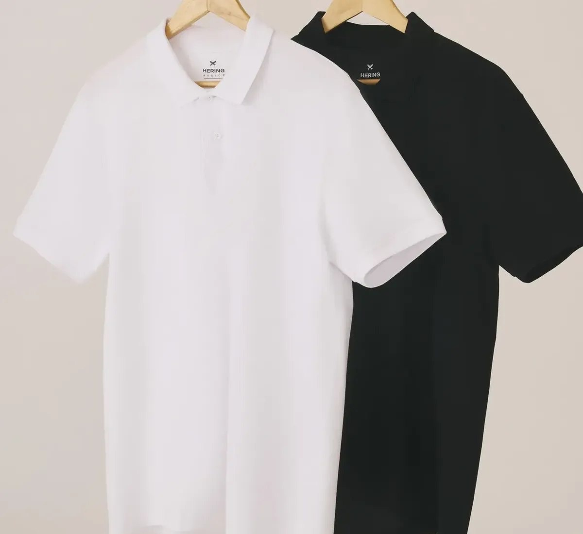 Kit com 2 Camisas Polo Básicas Masculinas Hering