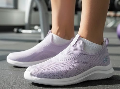 Tênis Skechers De Treino Ultra Flex 2.0 Feminino Lilas