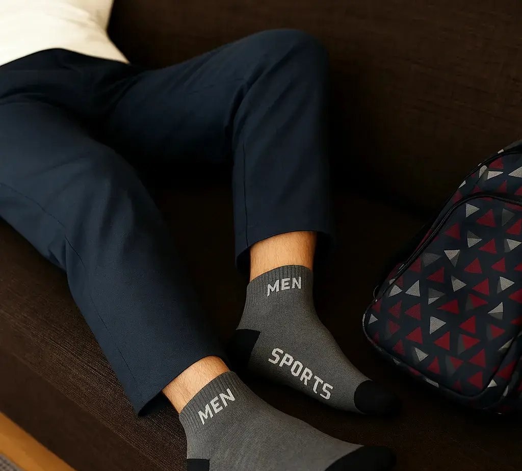 Kit 12 Pares Meias Cano Curto Men Escuras