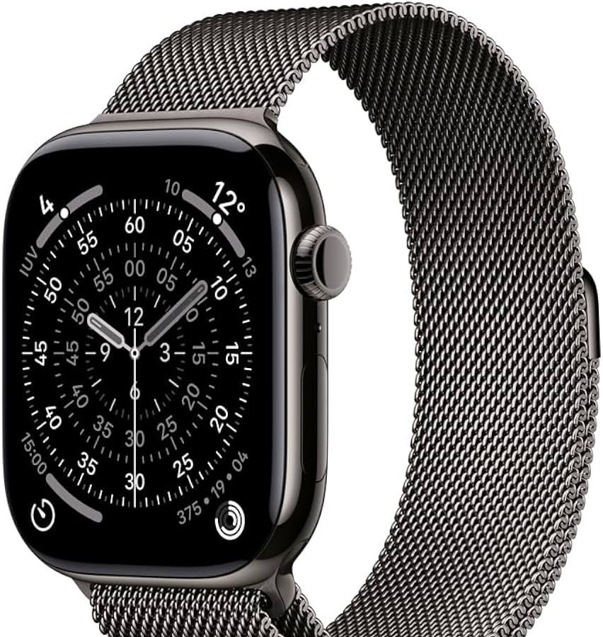 Apple Watch Series 11 GPS  Cellular - Caixa ardósia de titânio  46 mm - Pulseira ardósia estilo milanês