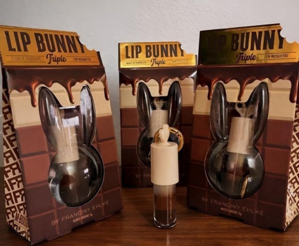 Gloss Labial Lip Bunny Triple Fran By Franciny Ehlke