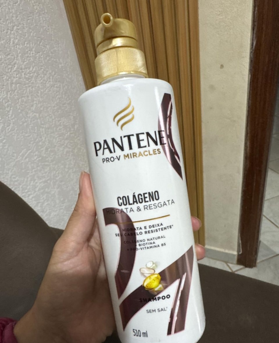 Shampoo Pantene Pro-V Colágeno Hidrata e Resgata 510ml