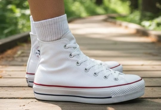 Tênis Chuck Taylor Lift Cano Alto Tecido All Star