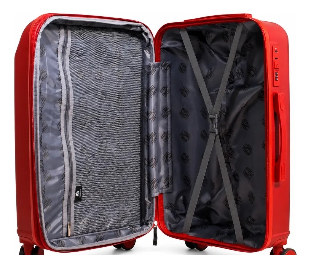 Mala Média De Viagem 23 Kg Abs Expansiva Continental - Ika