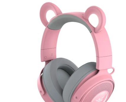 Headset Razer Kraken Kitty V2 Pro Usb Quartz - Rz0404510200 Rosa