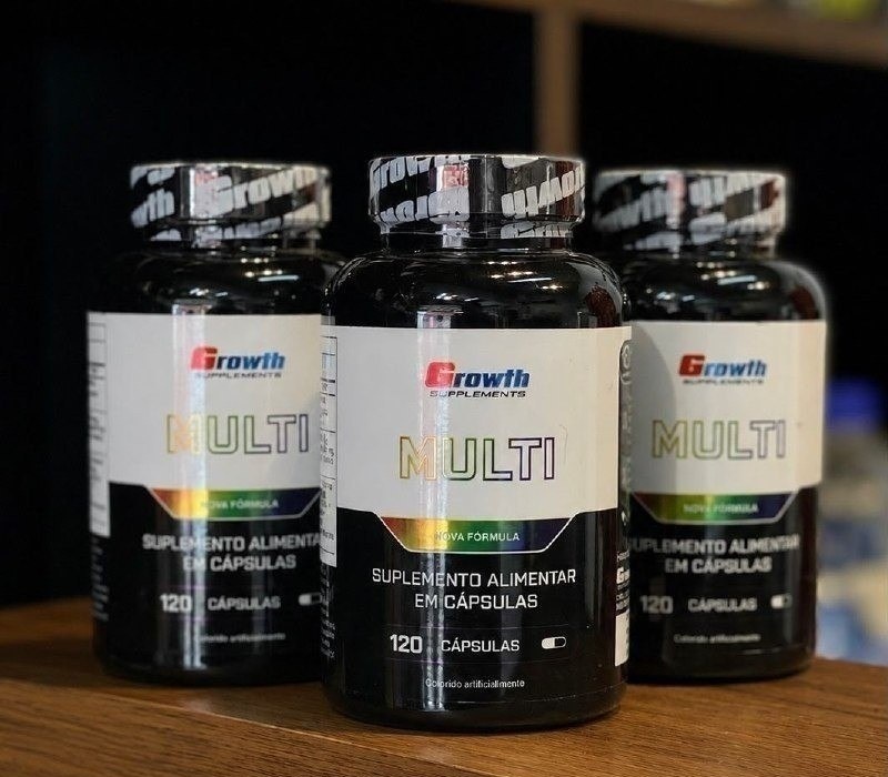 Multivitamínico Growth Supplements em Cápsula sem Sabor 120 Unidades