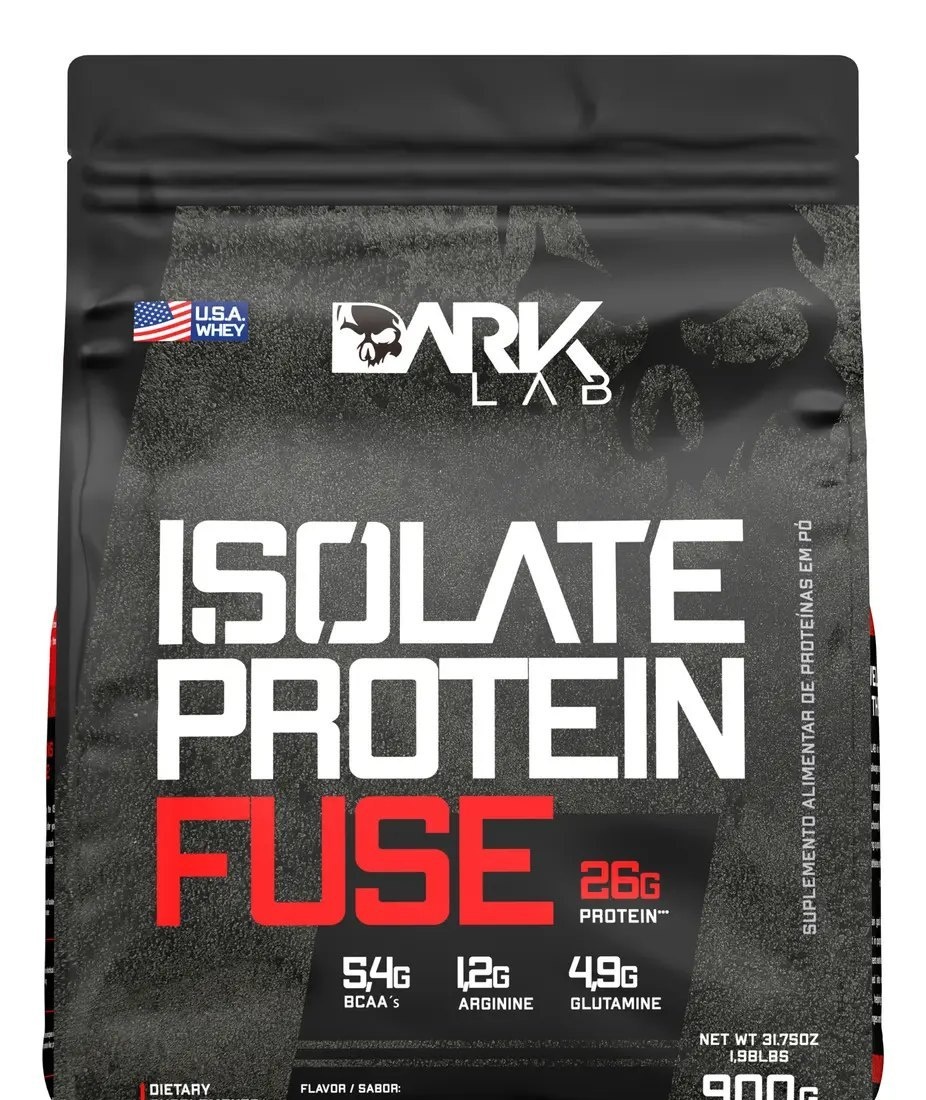 Whey Isolate Protein Fuse 900g Dark Lab Sabor Baunilha