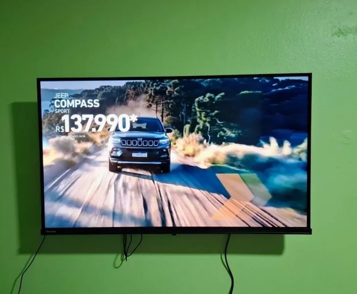 Smart TV Hisense DLED HD 32 Processador AI HDR10 Alexa Google Home