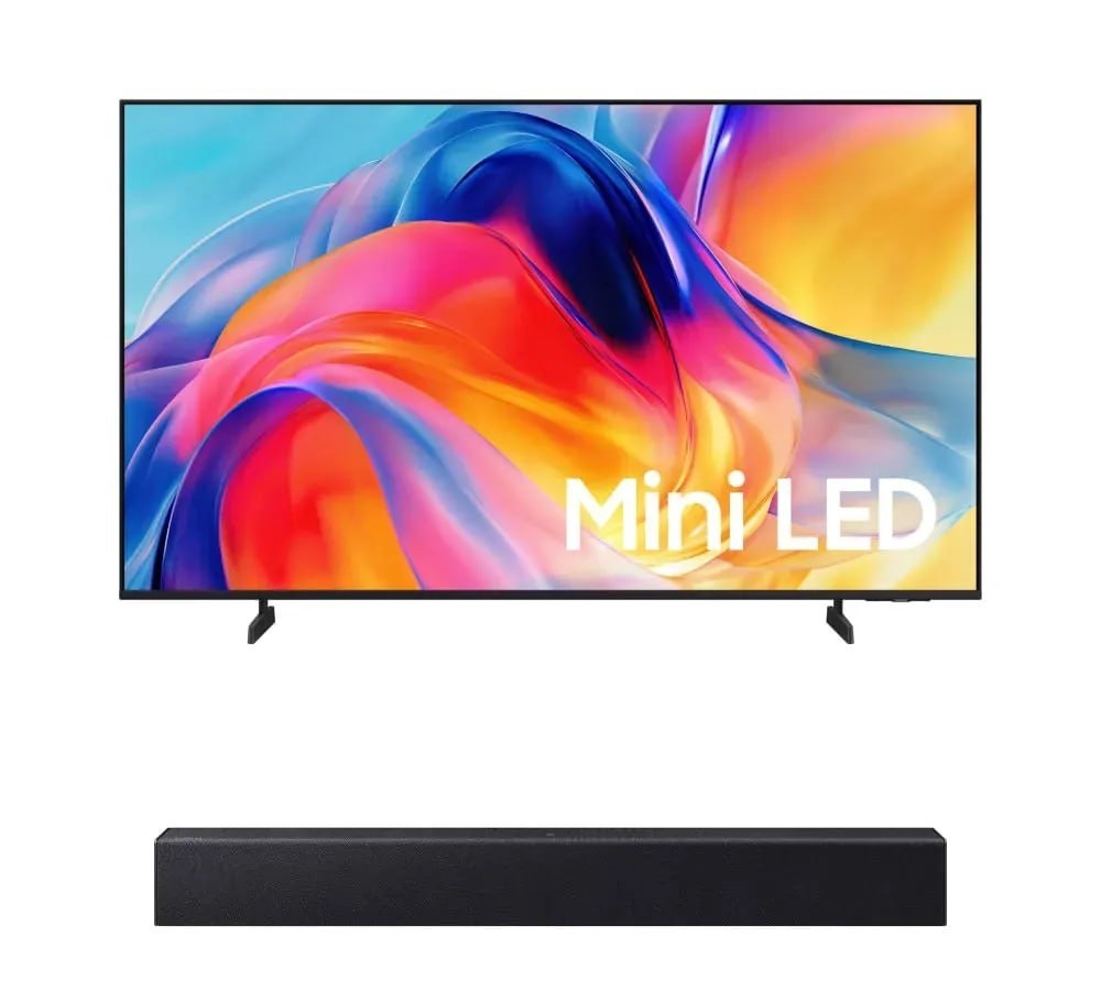 Samsung Smart TV 65 MiniLED 4K M75H  Soundbar Samsung HW-B400F