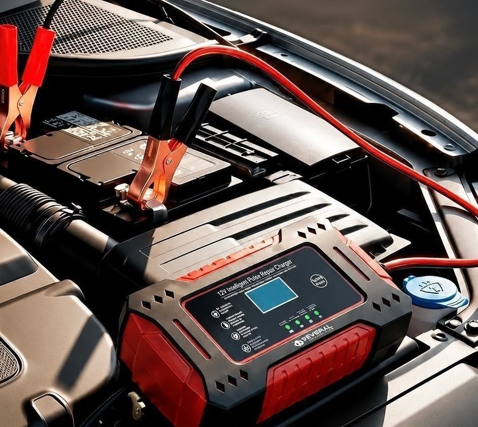 Carregador Inteligente De Bateria Automotiva 12v 6a