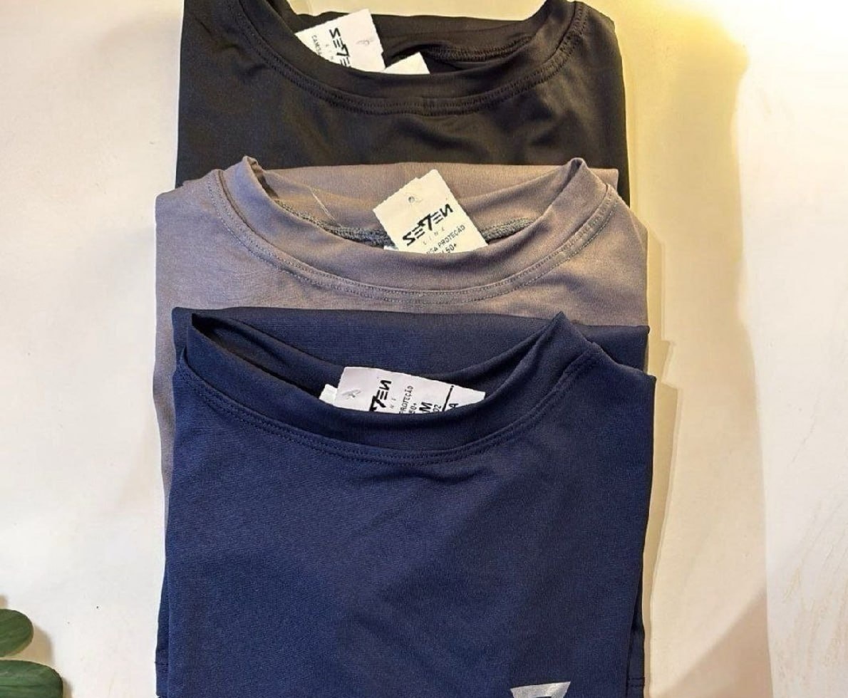 Kit 3 Camisetas Térmicas Segunda Pele
