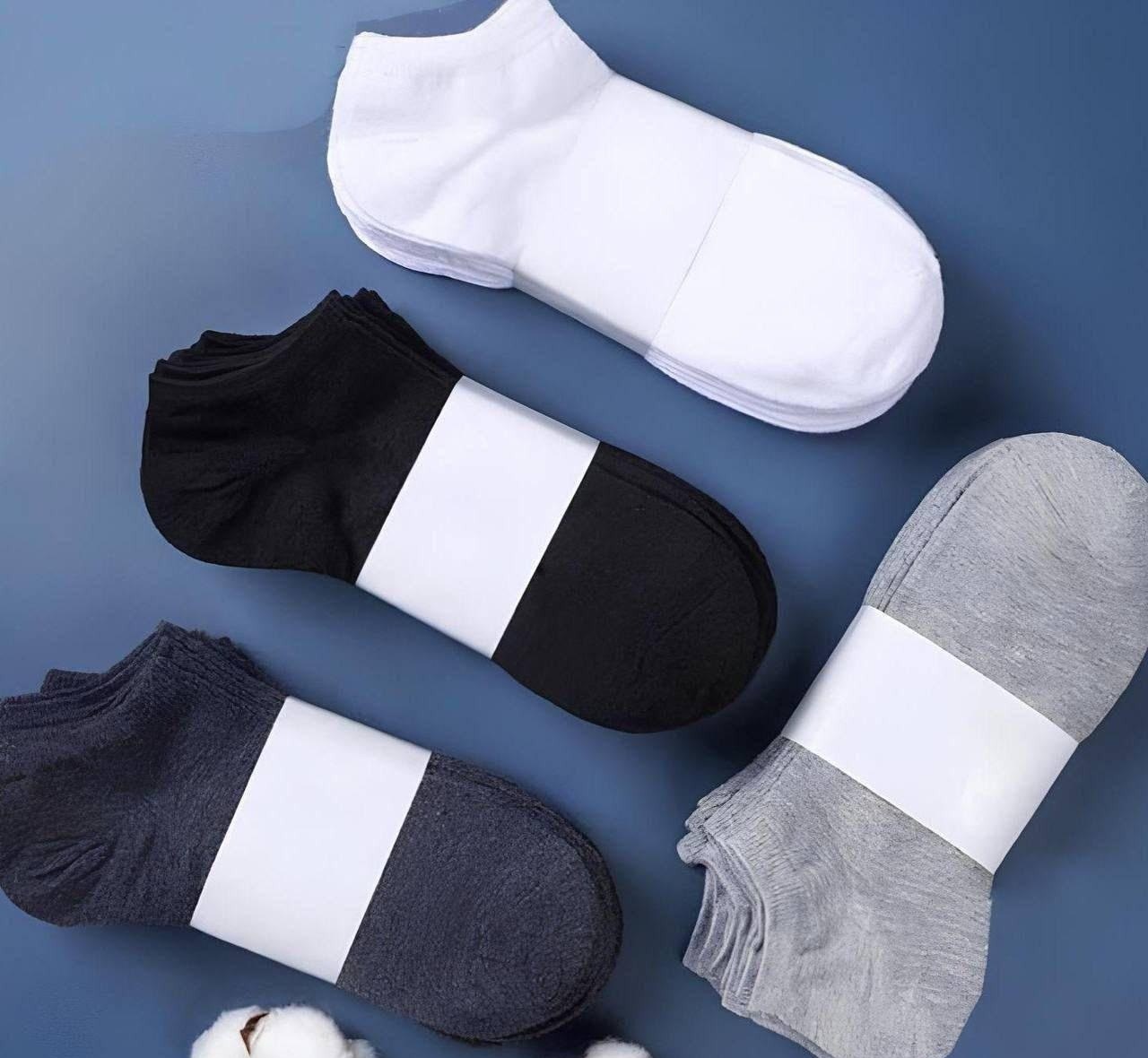 Kit com 24 Pares Meia Soquete Cano Curto