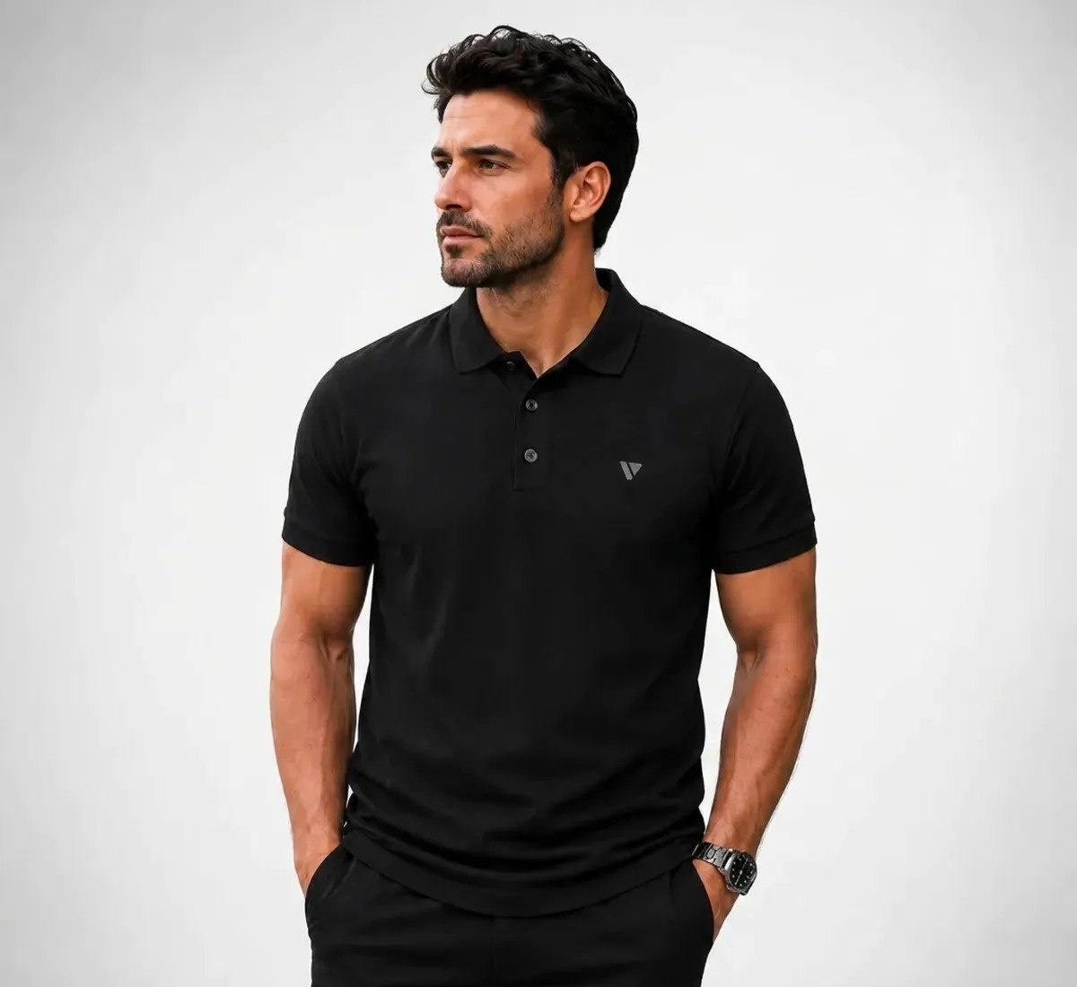 Camisa Gola Polo Voker Piquet Algodão