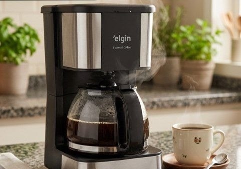 Cafeteira elétrica Essential Coffe  19 xícaras jarra de vidro Elgin