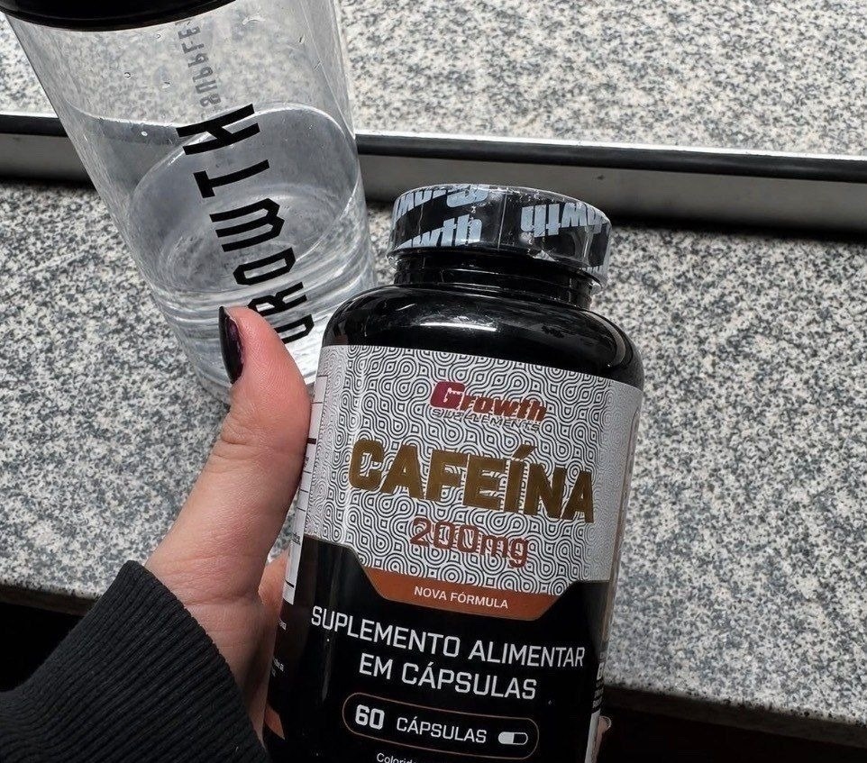 Cafeína 200mg 60 Caps Growth Supplements