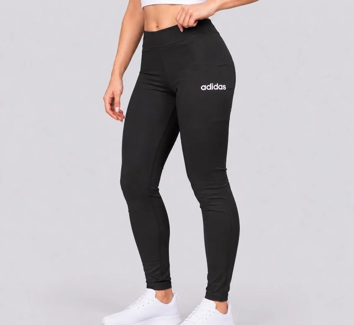 Calça Legging Adidas Logo Linear
