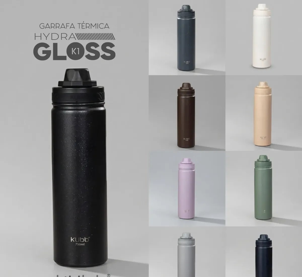 Garrafa Térmica Kubb Inox 750ml Portátil