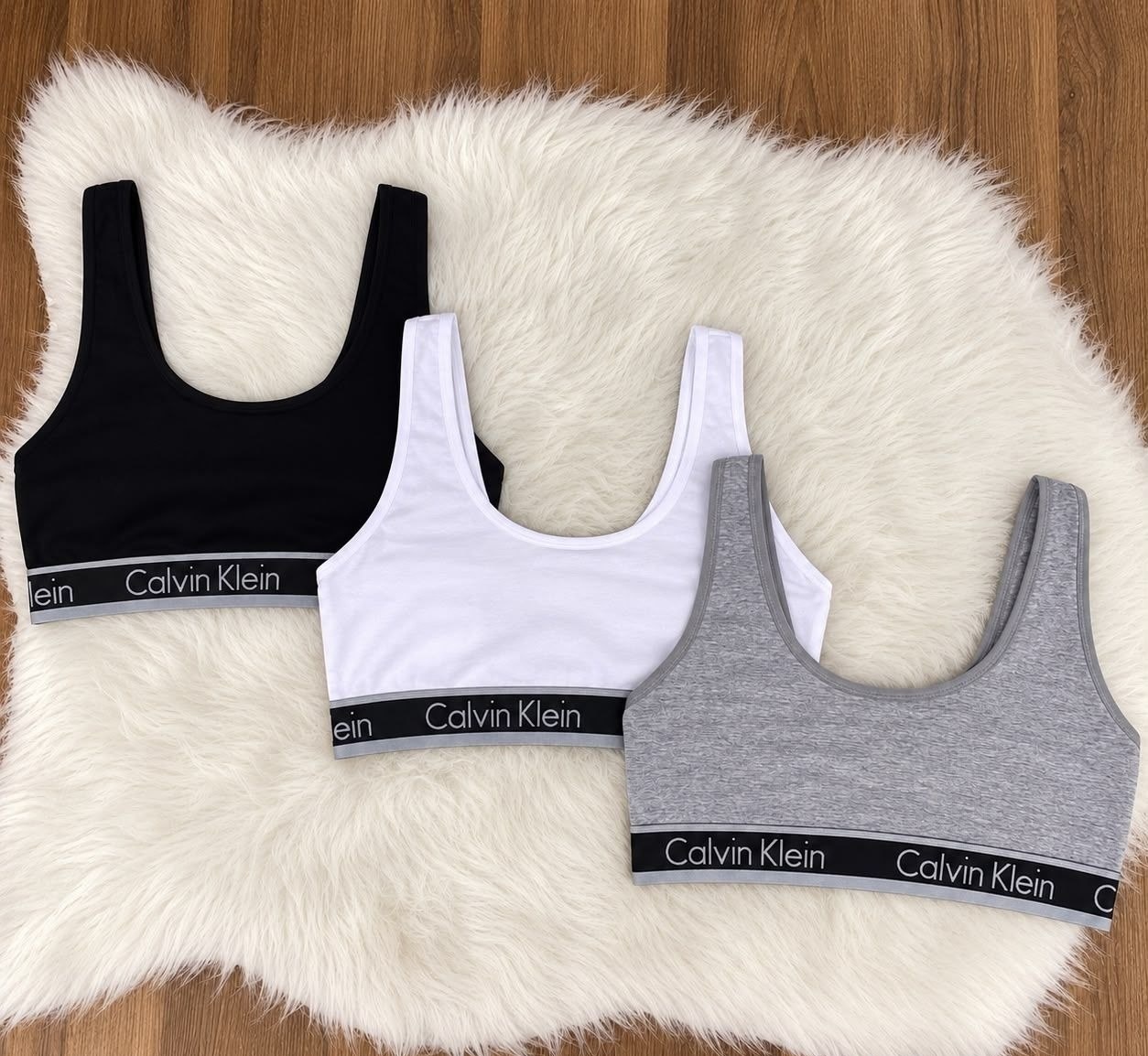 Top Regata Fitness Cotton Calvin Klein 3 cores