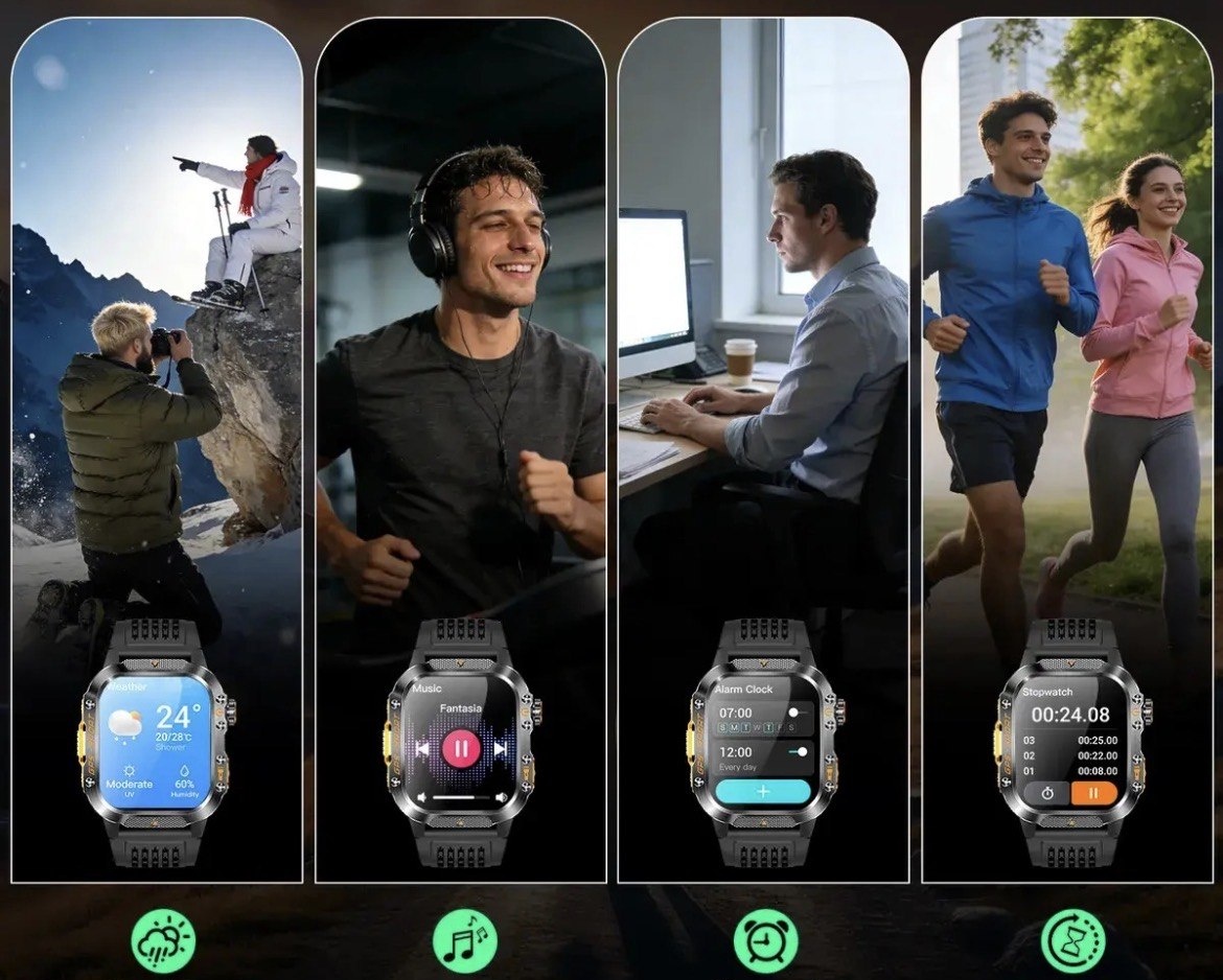 Relógio Inteligente Smartwatch GPS Autônomo NOVANTE