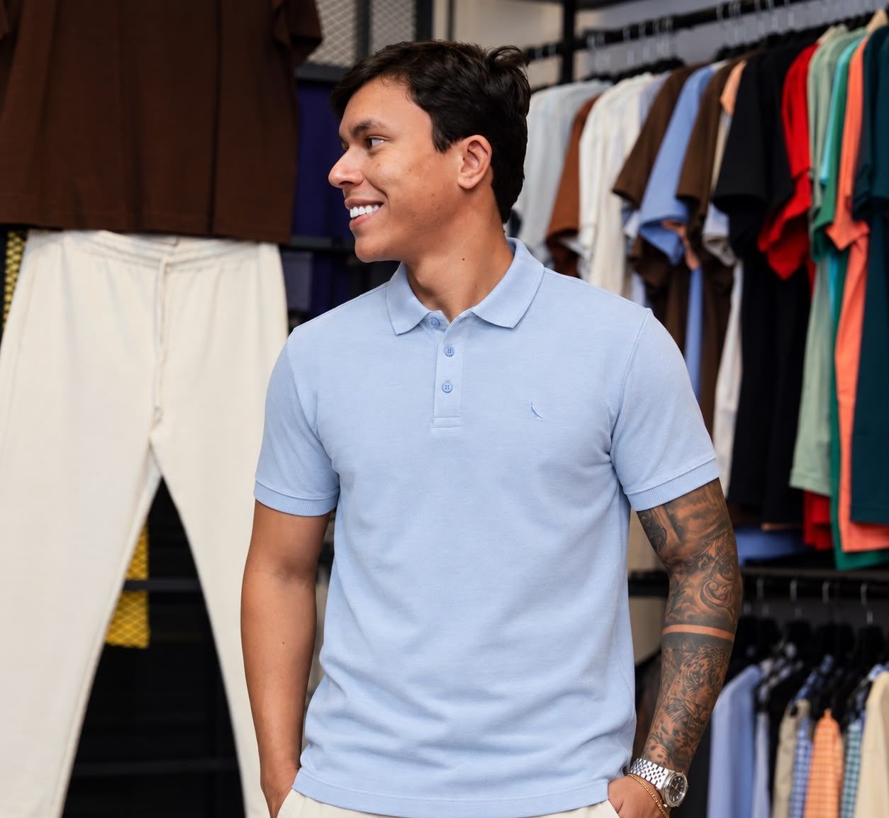 Camisa Polo Piquet Denali Friso Reserva