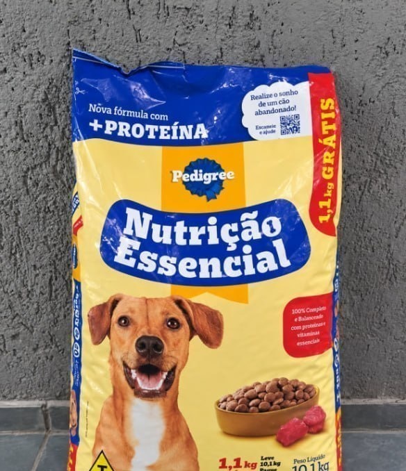 Ração Pedigree Nutrição Essencial Carne Para Cães Adultos 10.1kg