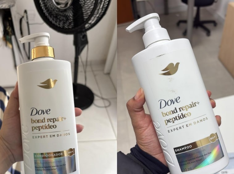 Dove Bond Intense Repair  Peptídeo 600ml Pump