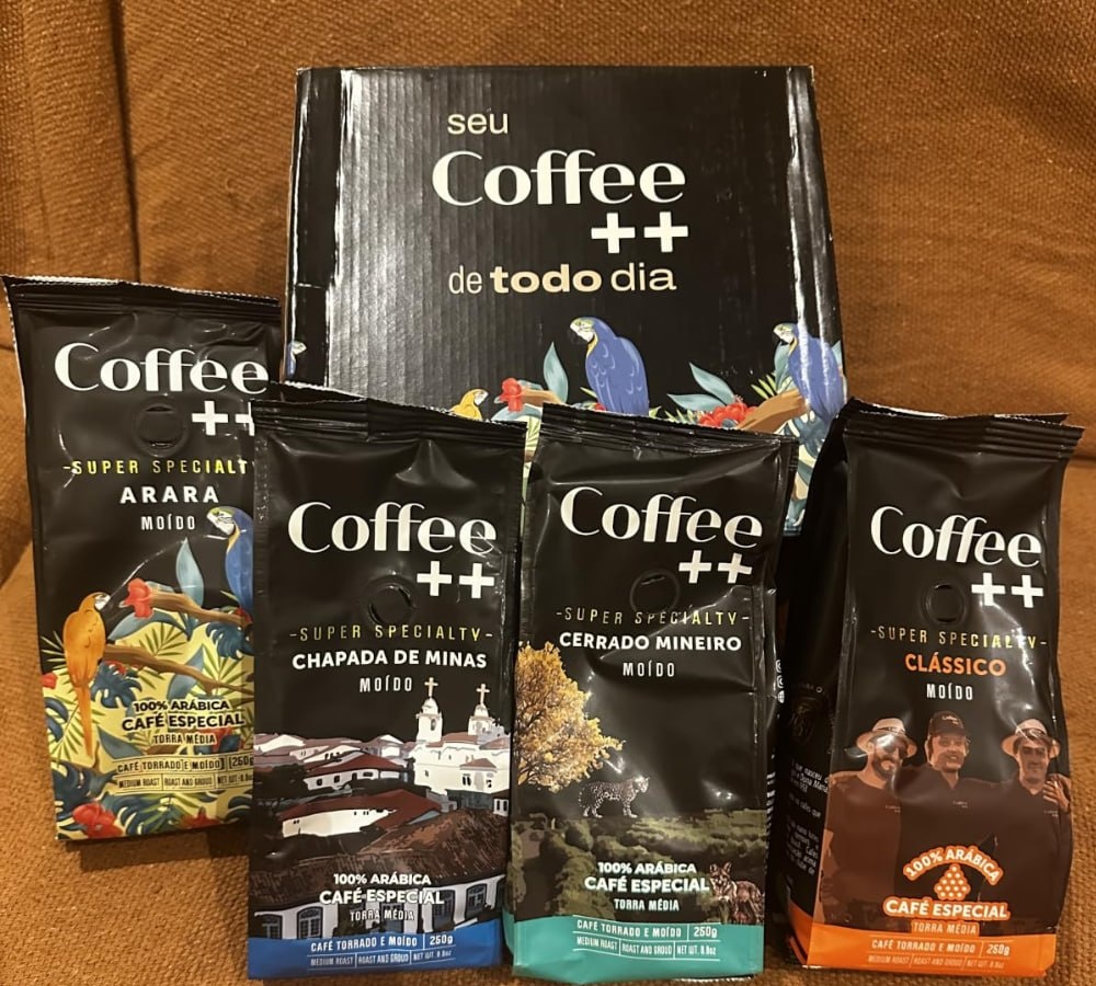Kit 4 un. Coffee Café Especial Torrado e Moído