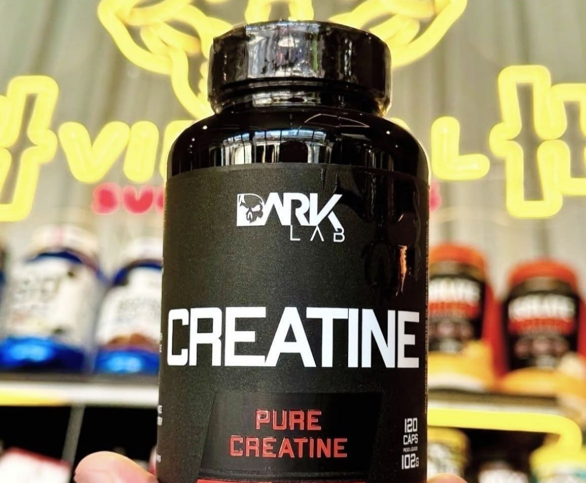 Creatina Dark Lab Premium em cápsula de 120 un