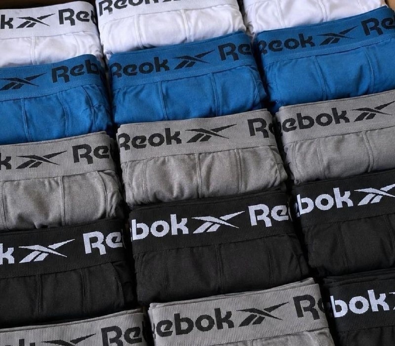 Kit com 6 Cuecas Boxer Box Classic Reebok
