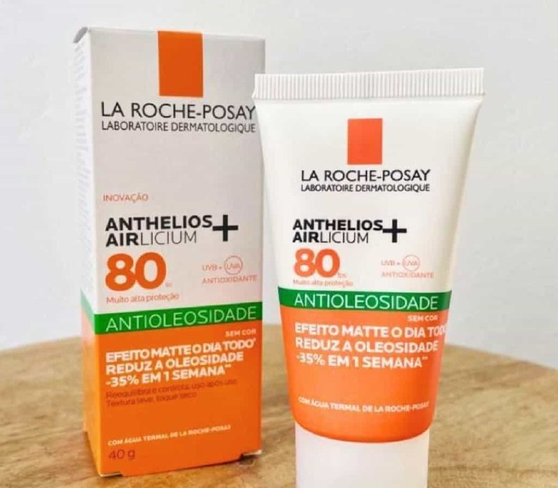 Protetor Solar La Roche-Posay Anthelios Airlicium FPS 80 Sem Cor 40g