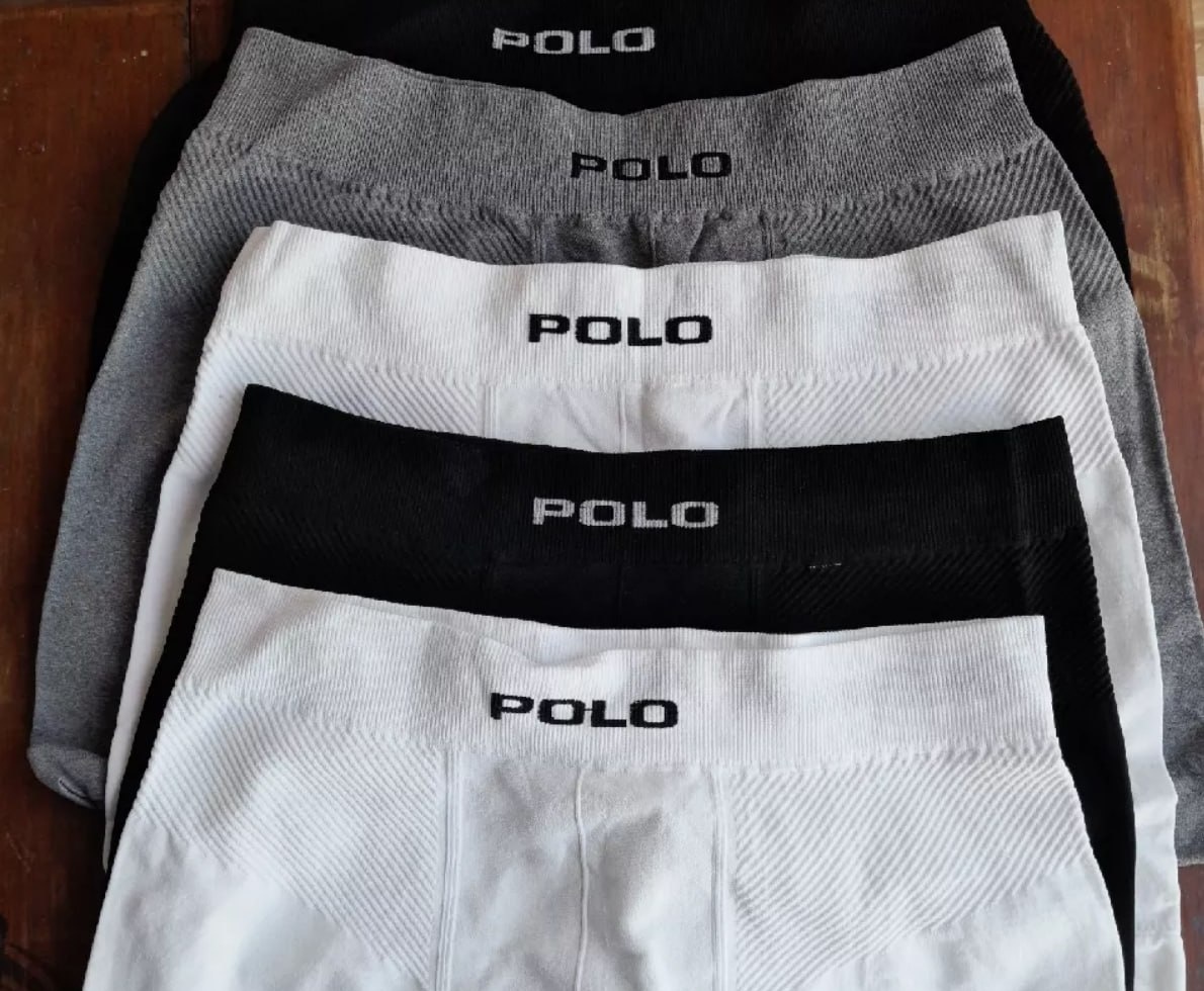 Kit 5 Cuecas Polo Star Boxer Microfibra