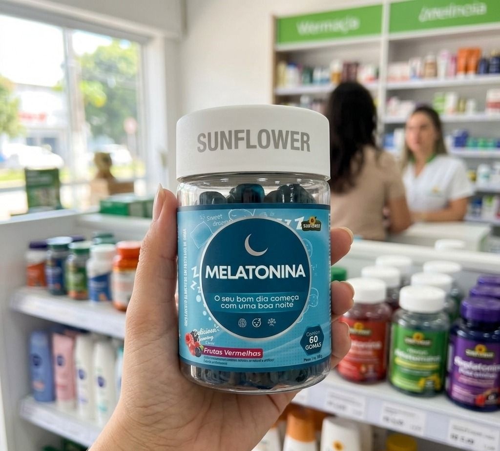 Suplemento em Goma Sunflower Gummies Melatonina