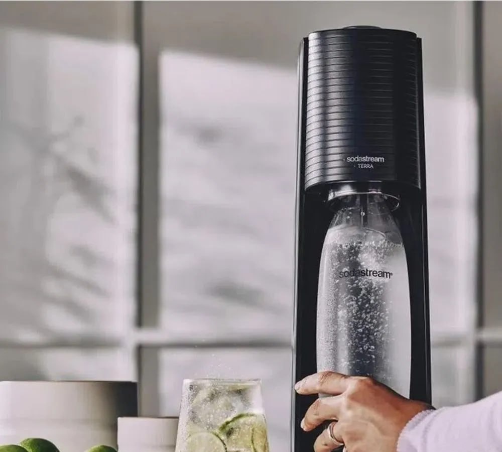 Máquina de Água com Gás SodaStream com Cilindro