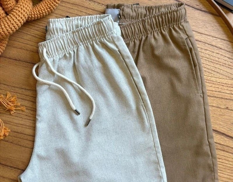 Kit com 2 Shorts Mauricinho Linho