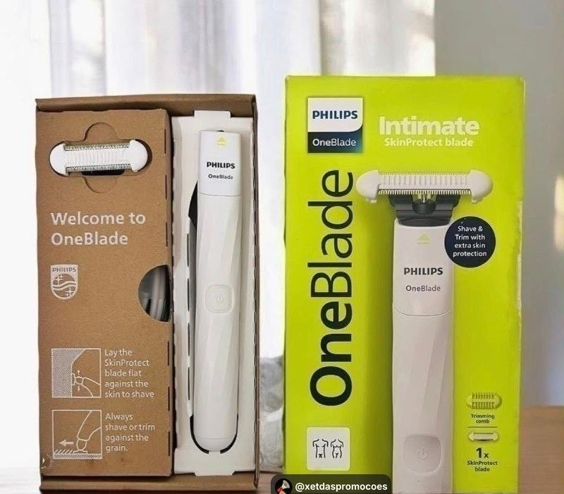 Aparador e Raspador Oneblade Intimate Philips