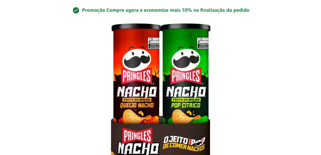 DuoPack Pringles Nacho 200g