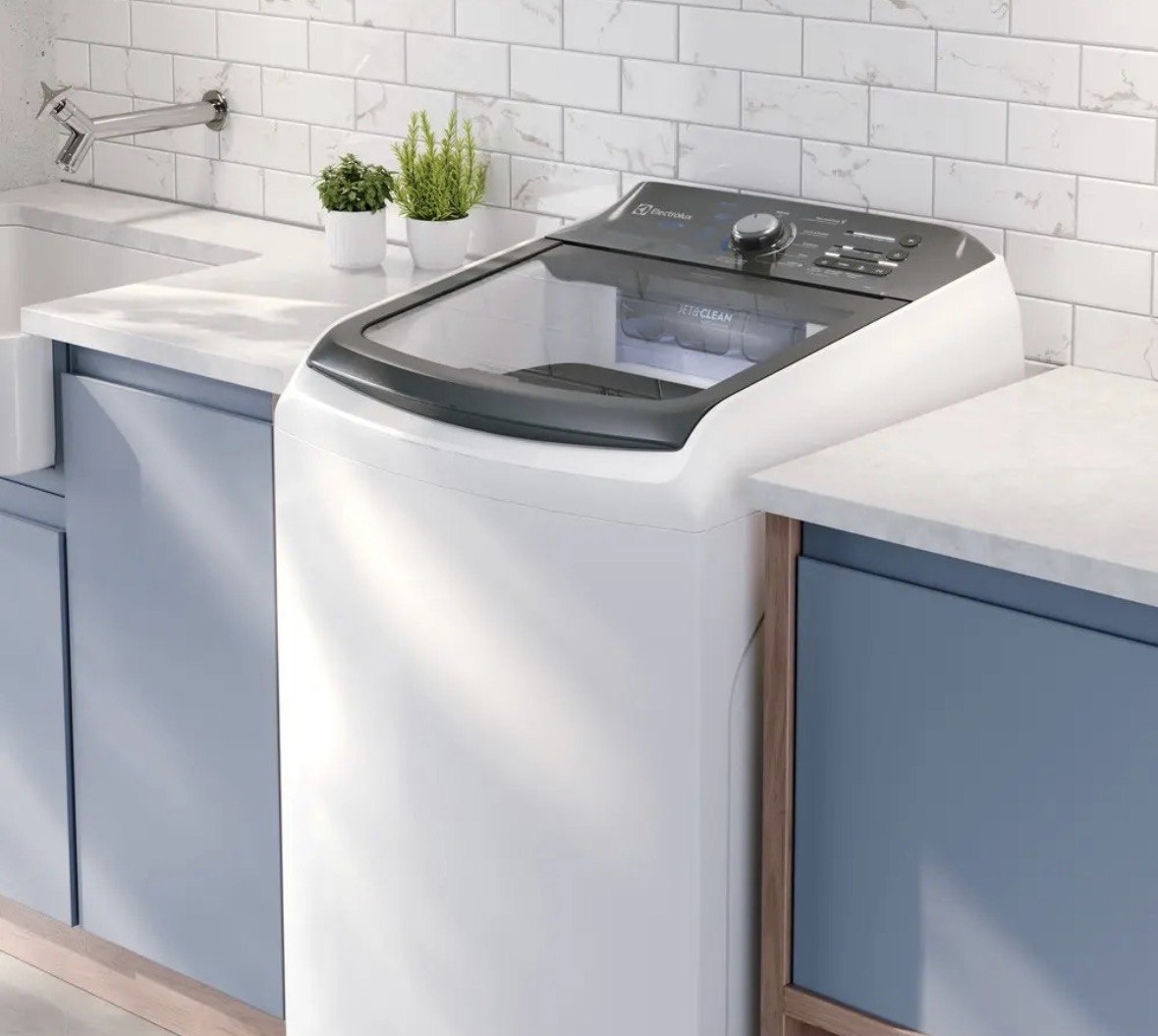 Máquina De Lavar Electrolux 14,5kg Efficient Jetclean Lee15 Branco
