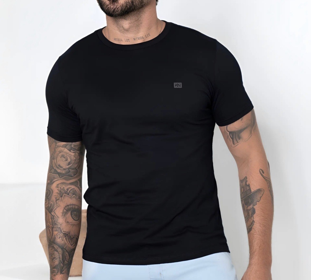Camiseta Básica Masculina Slim Koenig 100 Algodão Atacado