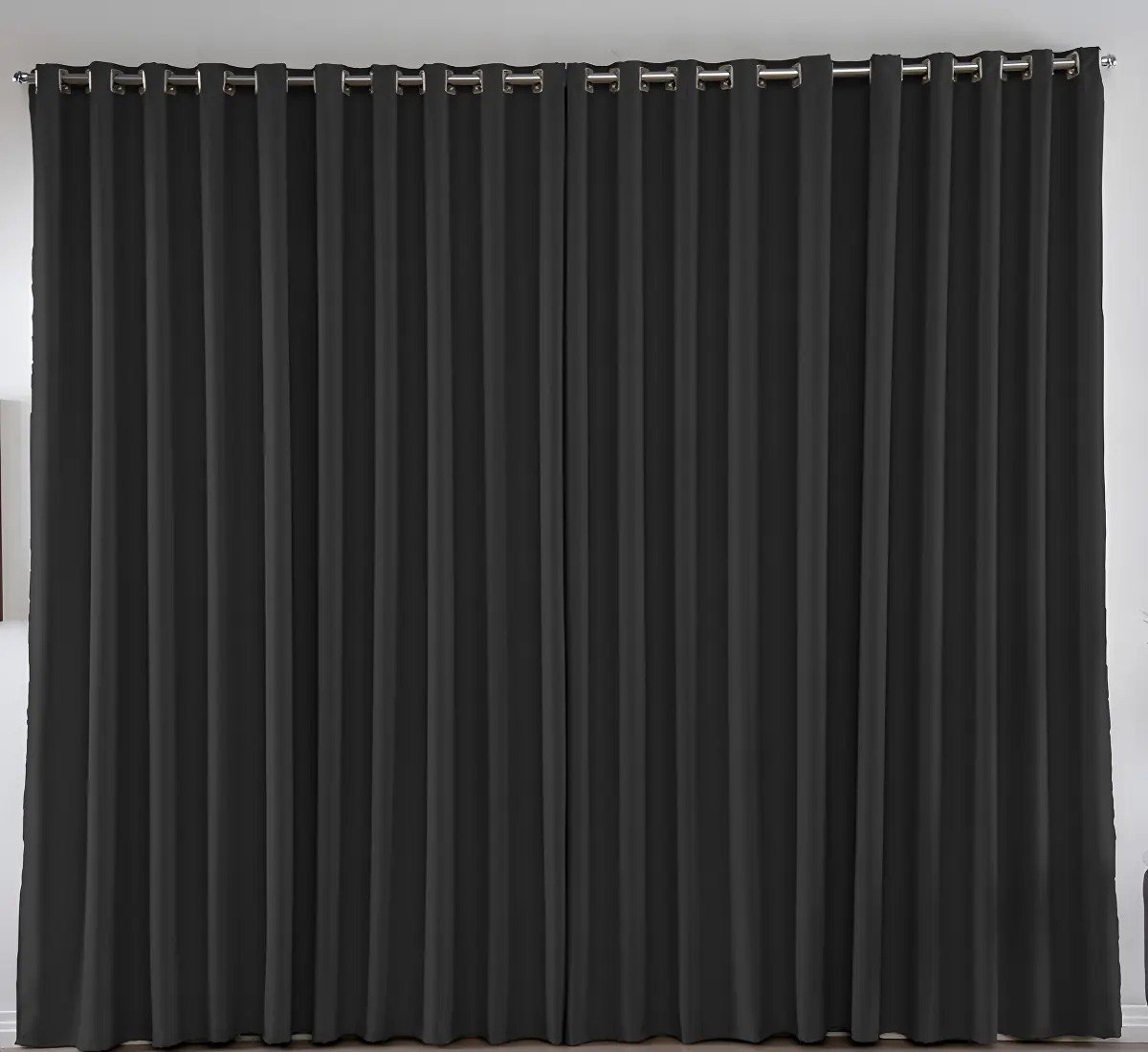 Cortina 2.00 x 1.80 m Blackout Blecaute Preto