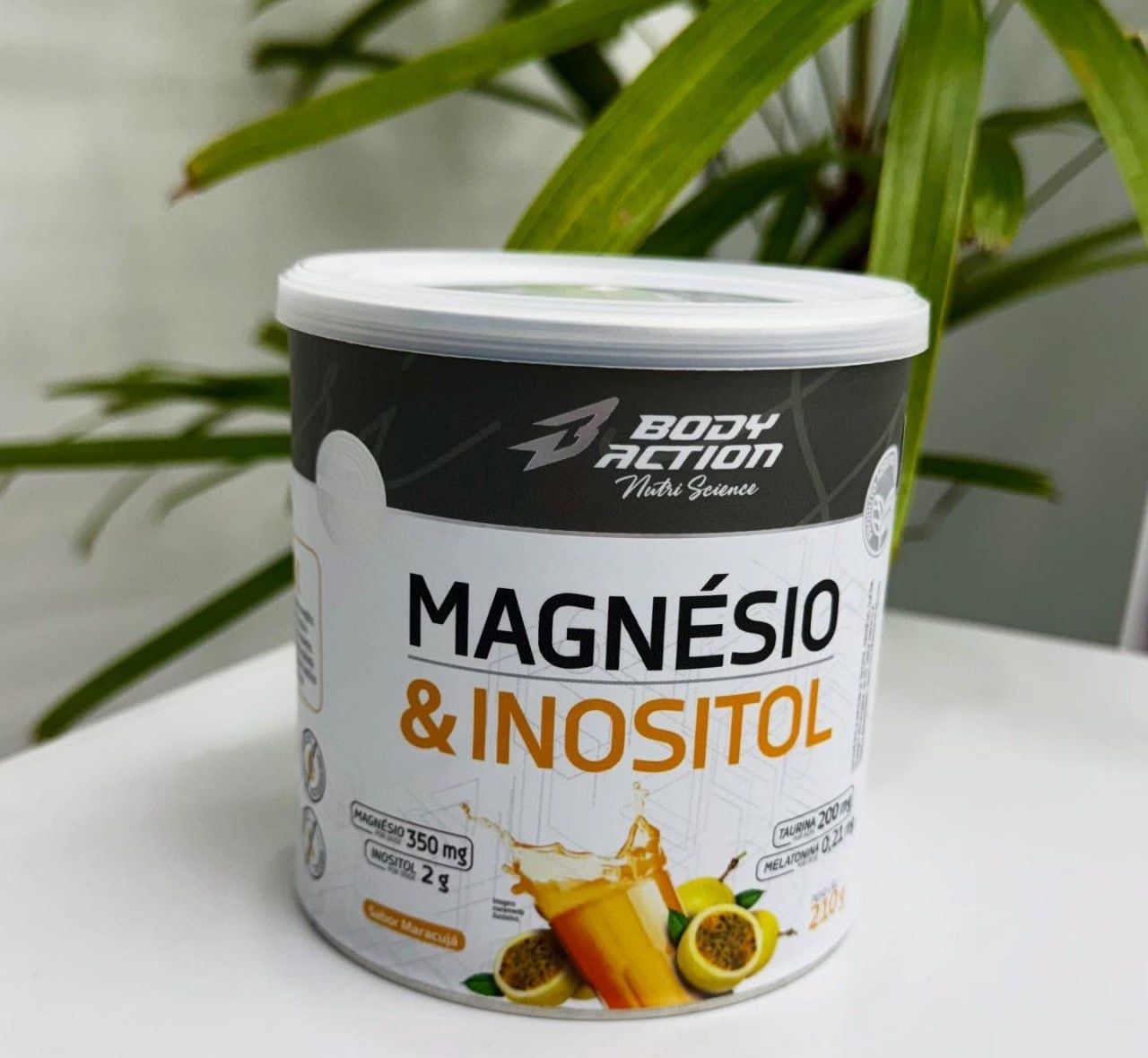 Magnésio Inositol 210g Body Action Zero Açúcar
